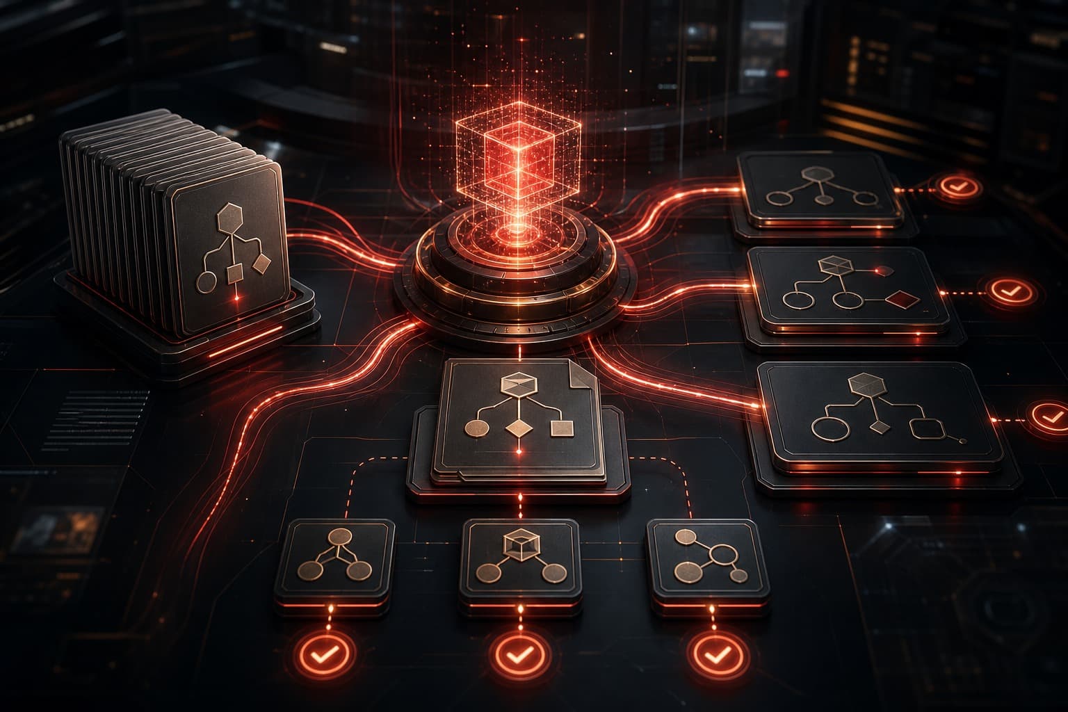 Hermes Agent skills library connecting reusable workflow modules to verified automation paths